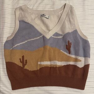Hollister Desert Sweater Vest Medium